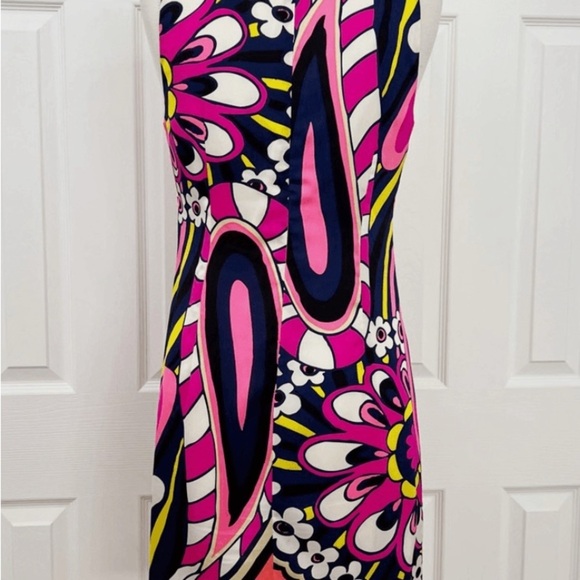 JB by Julie Brown Pink and Yellow Floral Mini Dress - Picture 3 of 5